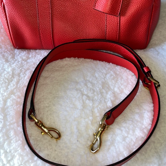 Authentic Mulberry Small Bayswater Red Leather Satchel Handbag - Picture 11 of 16